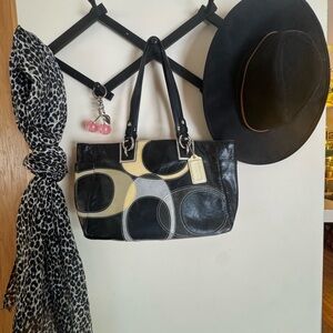 Coach multi color Tote Bag